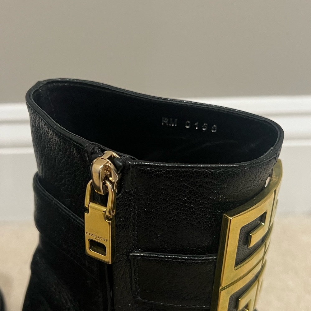 Givenchy Black Bootswith Logo - image 8